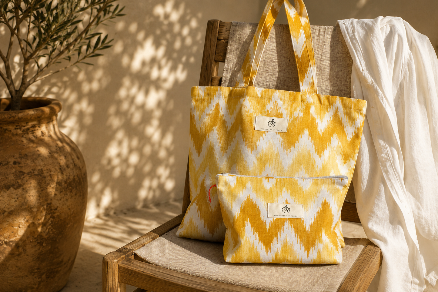 Pack Ikat Mediterraneo . bolsa + neceser