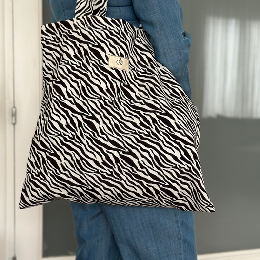 Bolso Tote Bag  Zebra