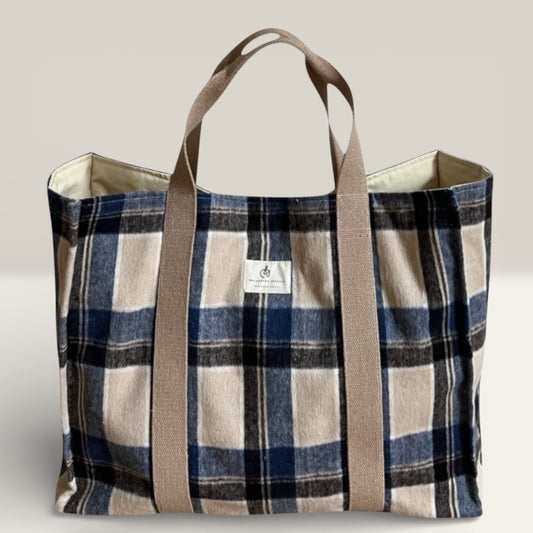 Tote bag XXL Azul - Tierra