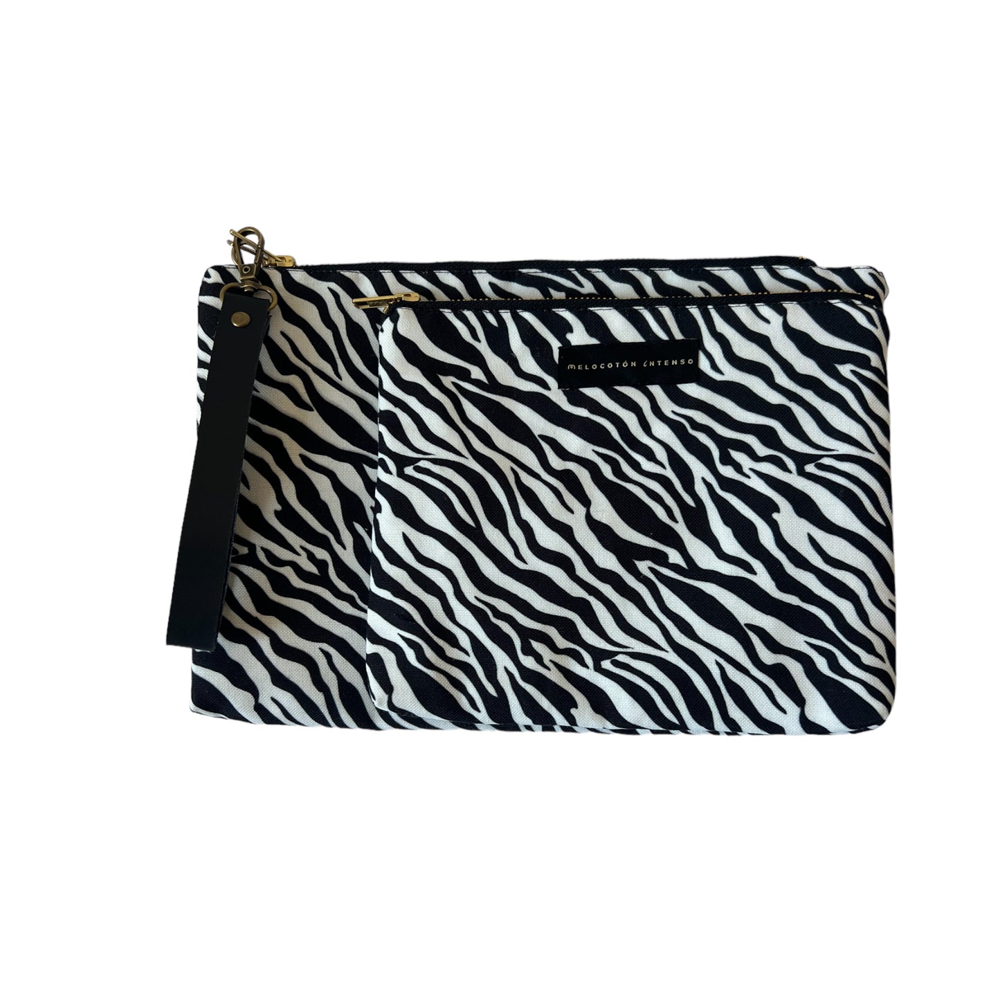 Clutch y Cartera Zebra