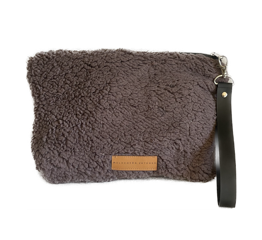 Cartera Teddy chocolate grande