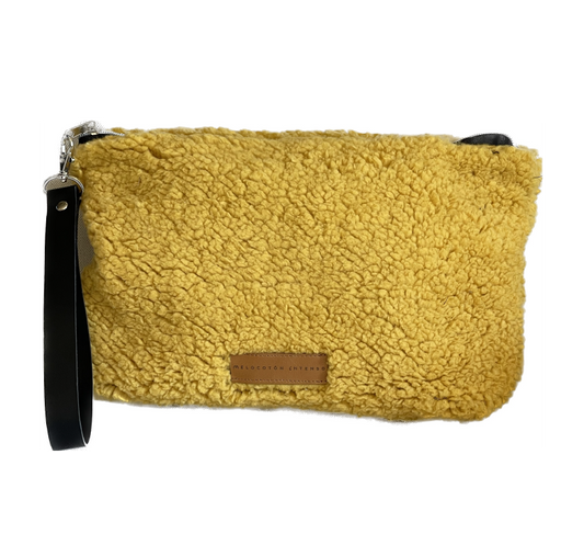 Cartera Teddy mostaza grande