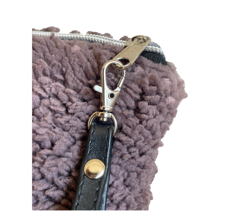 Cartera Teddy chocolate grande